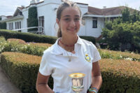 Blanca Gómez-Balboa, ganadora del Campeonato Absoluto del Real Club de Golf de Pedreña