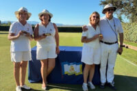 Carolina Carriles, ganadora del Abierto de Croquet al 25% de menor a mayor Dgrade disputado el 12 de junio