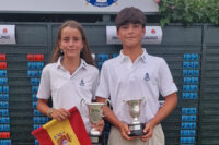 Inés Gómez-Balboa, campeona de España alevín; Álvaro Mateu Alderete, subcampeón infantil 2026